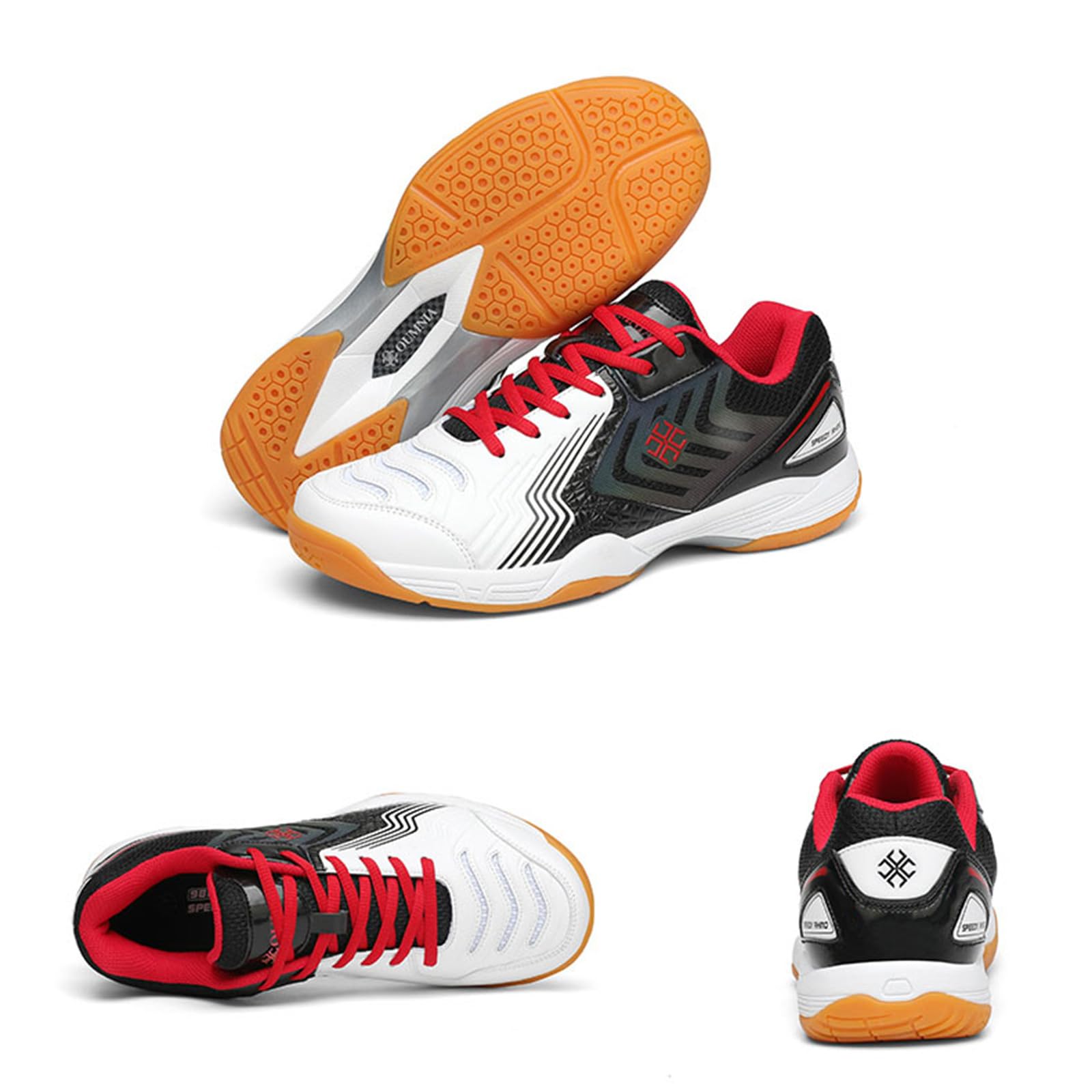 Męskie buty do badmintona pickleball tenisówki antypoślizgowe lekkie buty sportowe do gry w hali