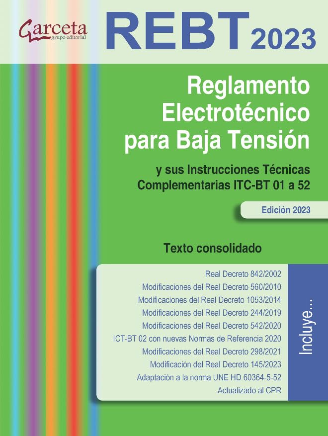 REBT 2023.: Reglamento Electrotecnico para baja tensión