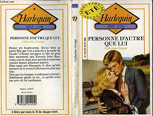 Personne d'autre que lui (Harlequin)