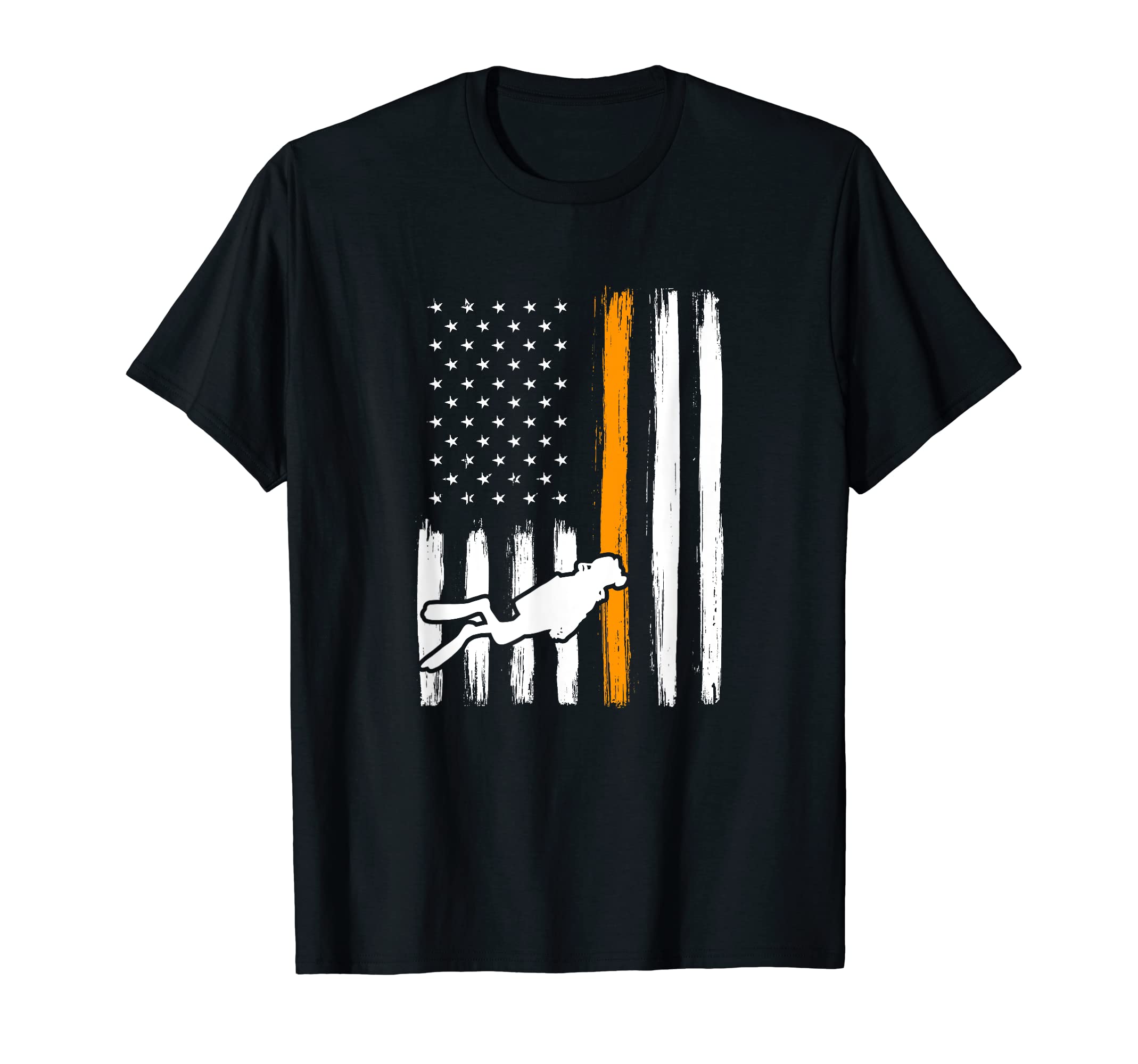 Thin Orange Line Coast Guard Search And Rescue Diver T-Shirt