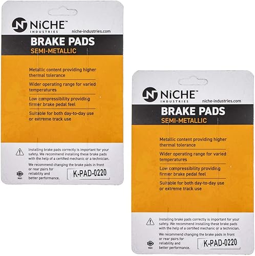 Miniatura 7 de NICHE Juego de pastillas de freno para KTM 250 300 450 200 EXC MXC SX Husqvarna 701 Enduro Supermoto 75013090000 Trasero Semimetálico