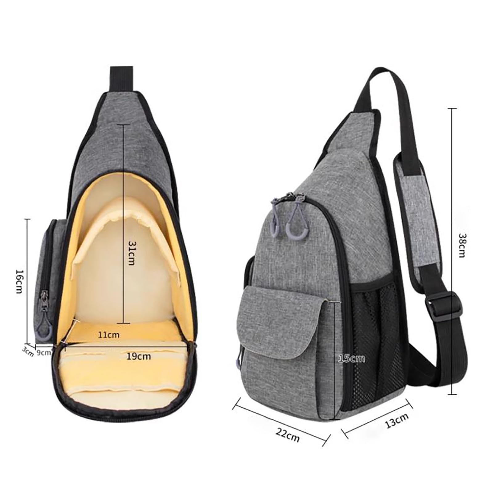 Borsa per Fotocamera Borsa a tracolla for fotocamera e fotografia per Fotocamera e Accessori(Schwarz)