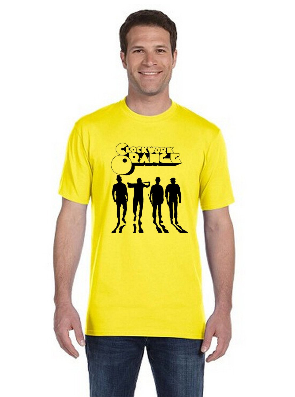 Mens Standard Weight T-Shirt Luckymarch A0087 Clockwork Orange 100% Cotton