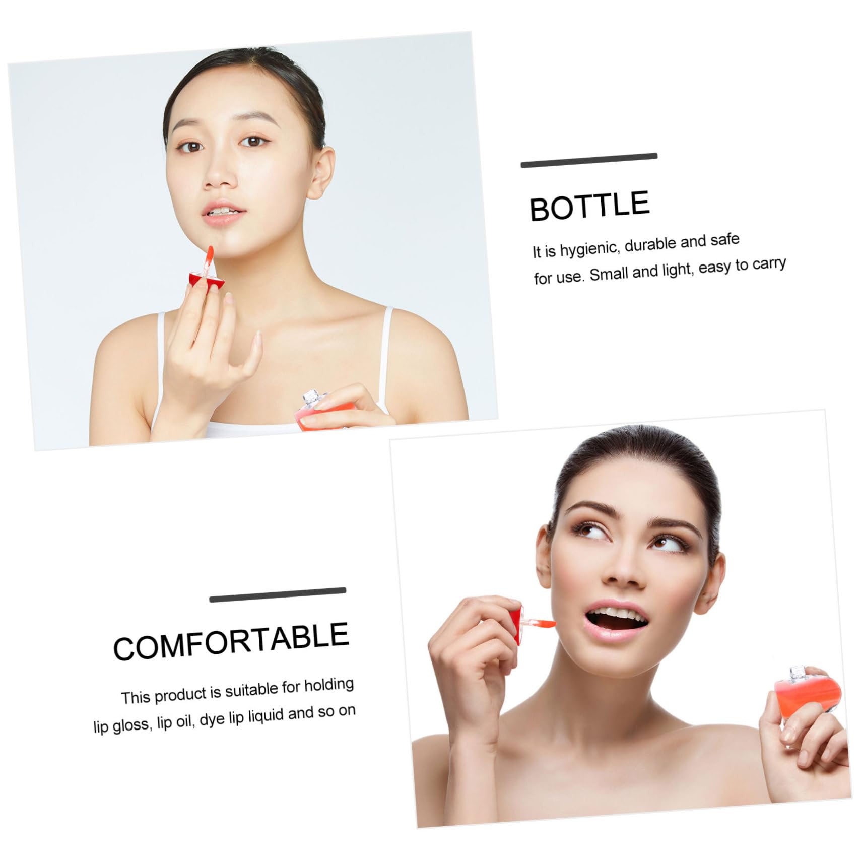 DOITOOL 60stücke Herzförmige Lip Gloss Tube Leere Lippenbalsam Flaschen Für Kreative Lippenpflege Und Individuelle Kosmetikgestaltung