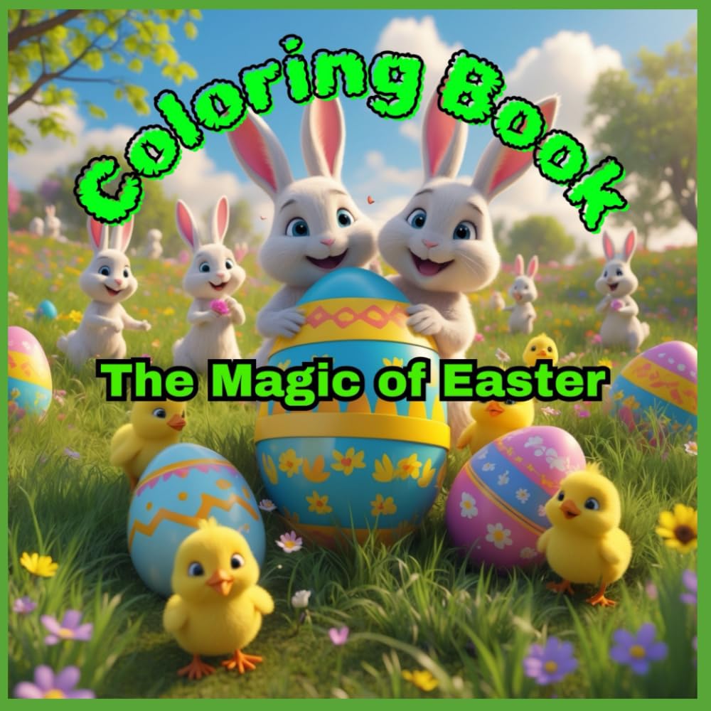 Easter Color Book: Discover the Magic of Easter with Our Coloring Book! Step into a world full of joy and creativity with our unique Easter coloring book that will delight both children and adults!