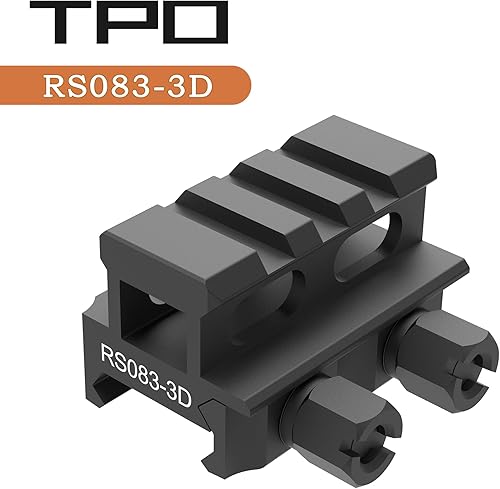 Miniatura 2 de Óptica Riser Mount Picatinny Rail para Red Dot Rifle Alcance linterna láser
