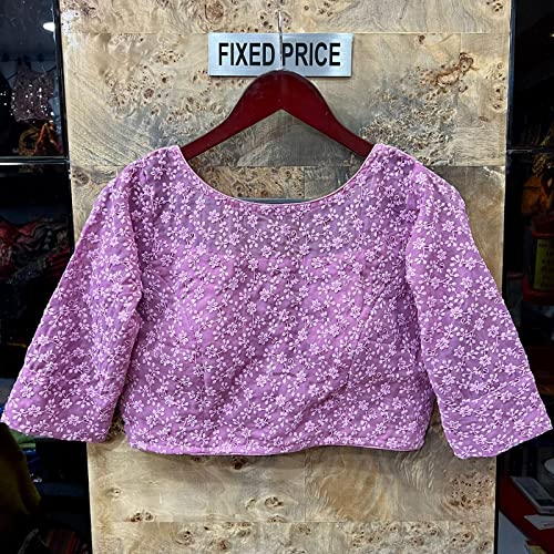 Image of Vihu Fashion Women Georgette Half Sleeve Blouse