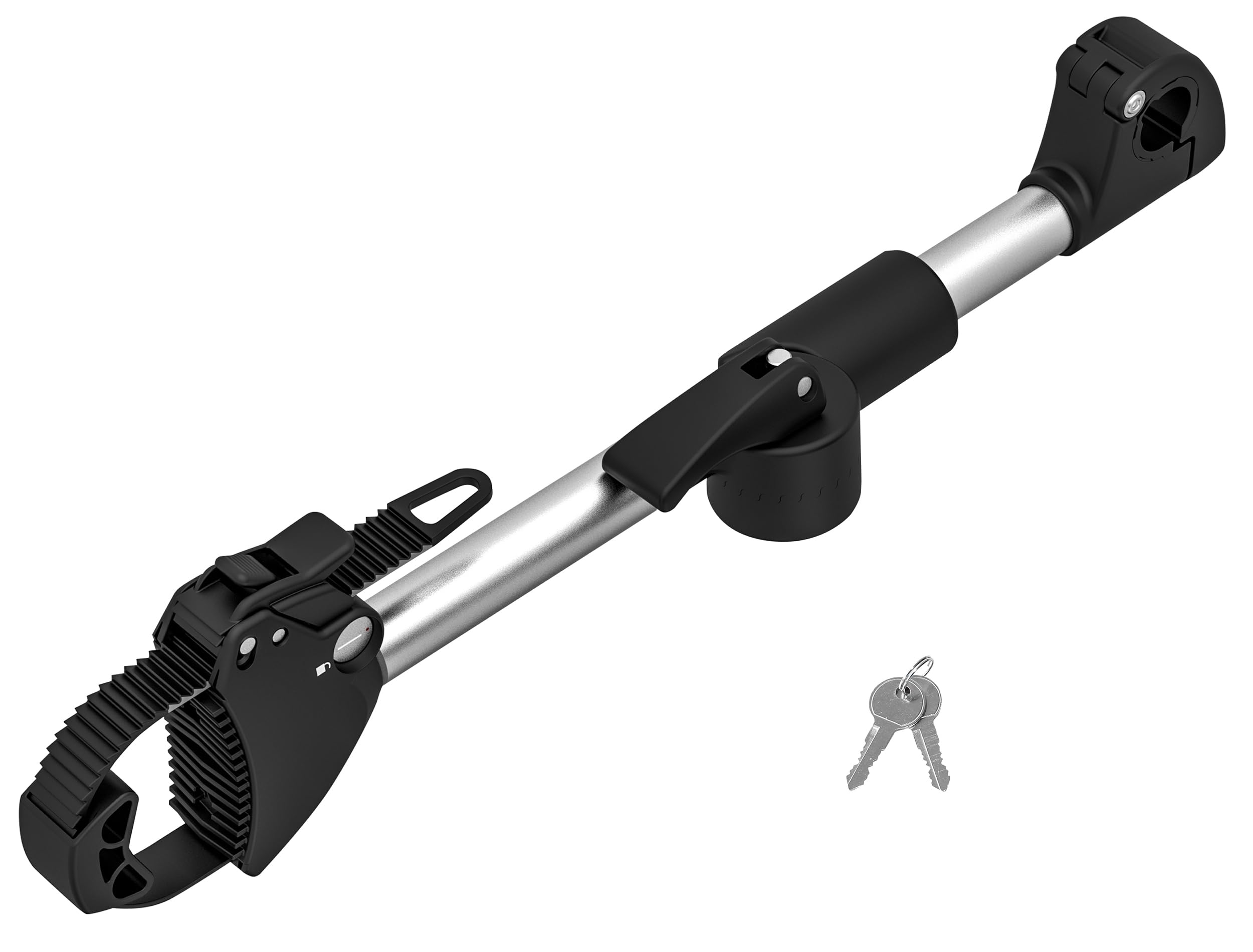 EUFAB11248 Adjustable Strap Frame Holder 40 cm Black/Silver