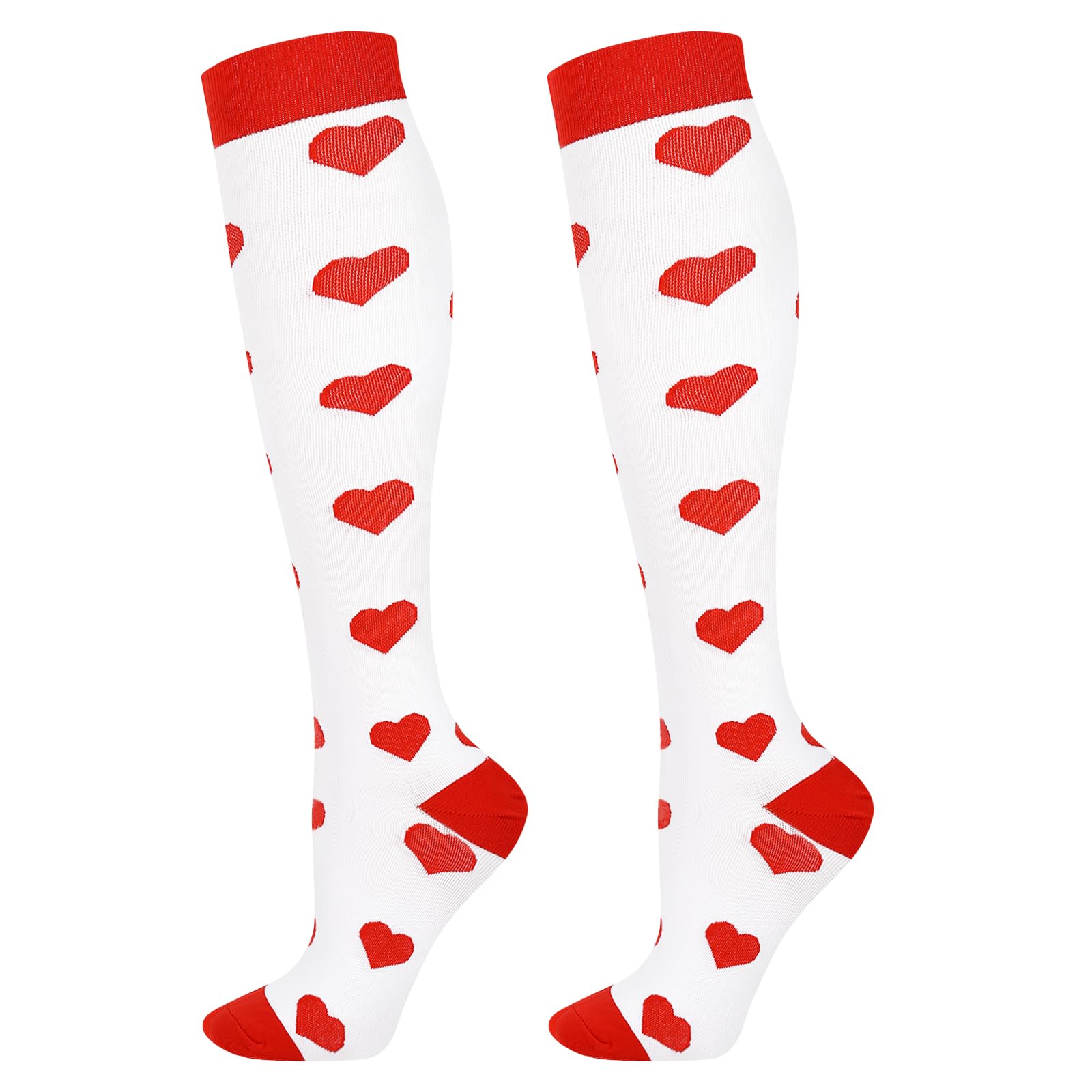 Junely Compression Socks for Women Knee High Socks Funny