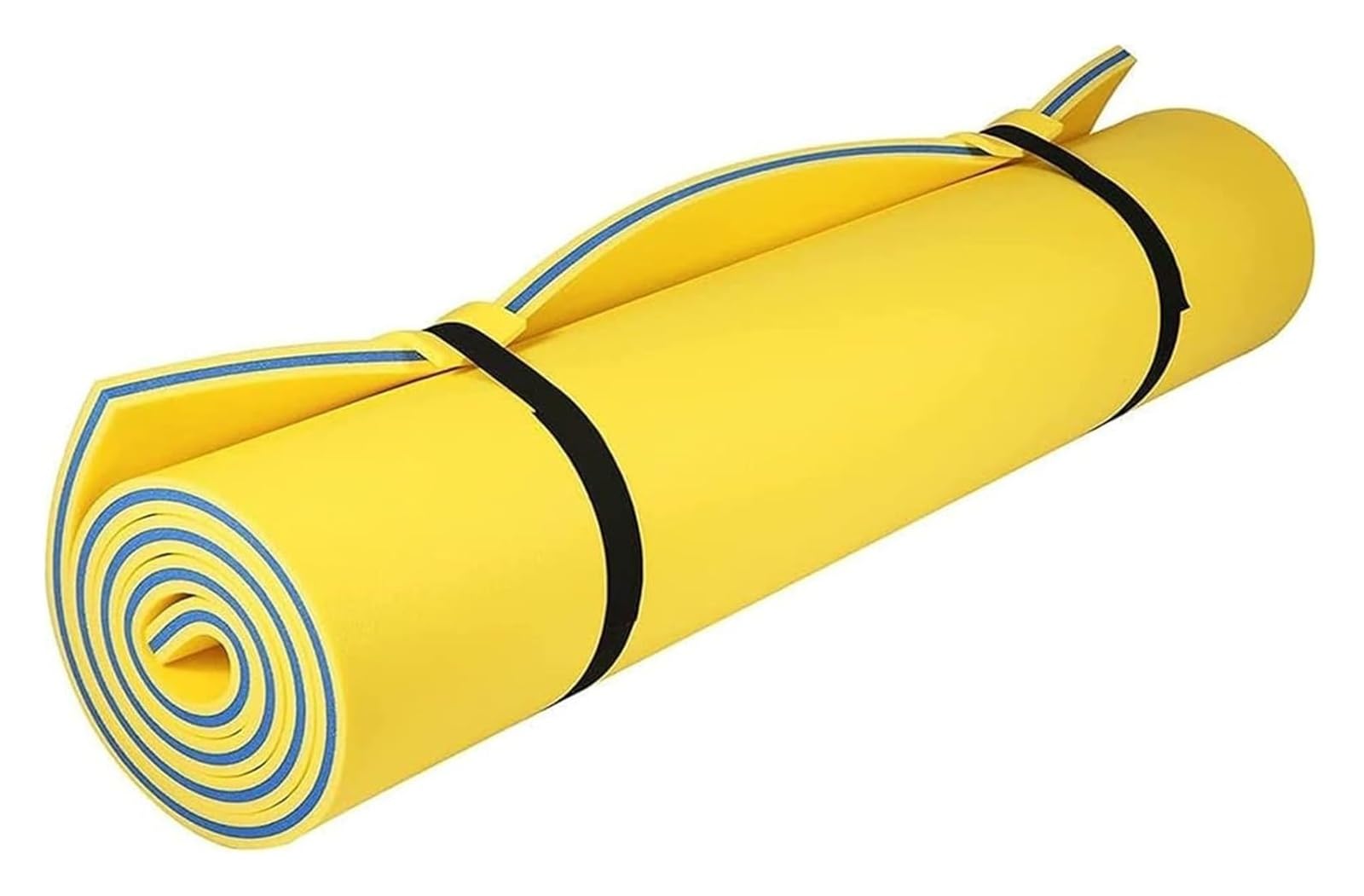 Tappetino galleggiante in schiuma XPE e granuli PE | Multicolor 3-5,5 mx 1,5-1,8 mx 3,3 cm: feste in piscina e tempo libero in spiaggia(Yellow,4mx1.5mx3.3cm)