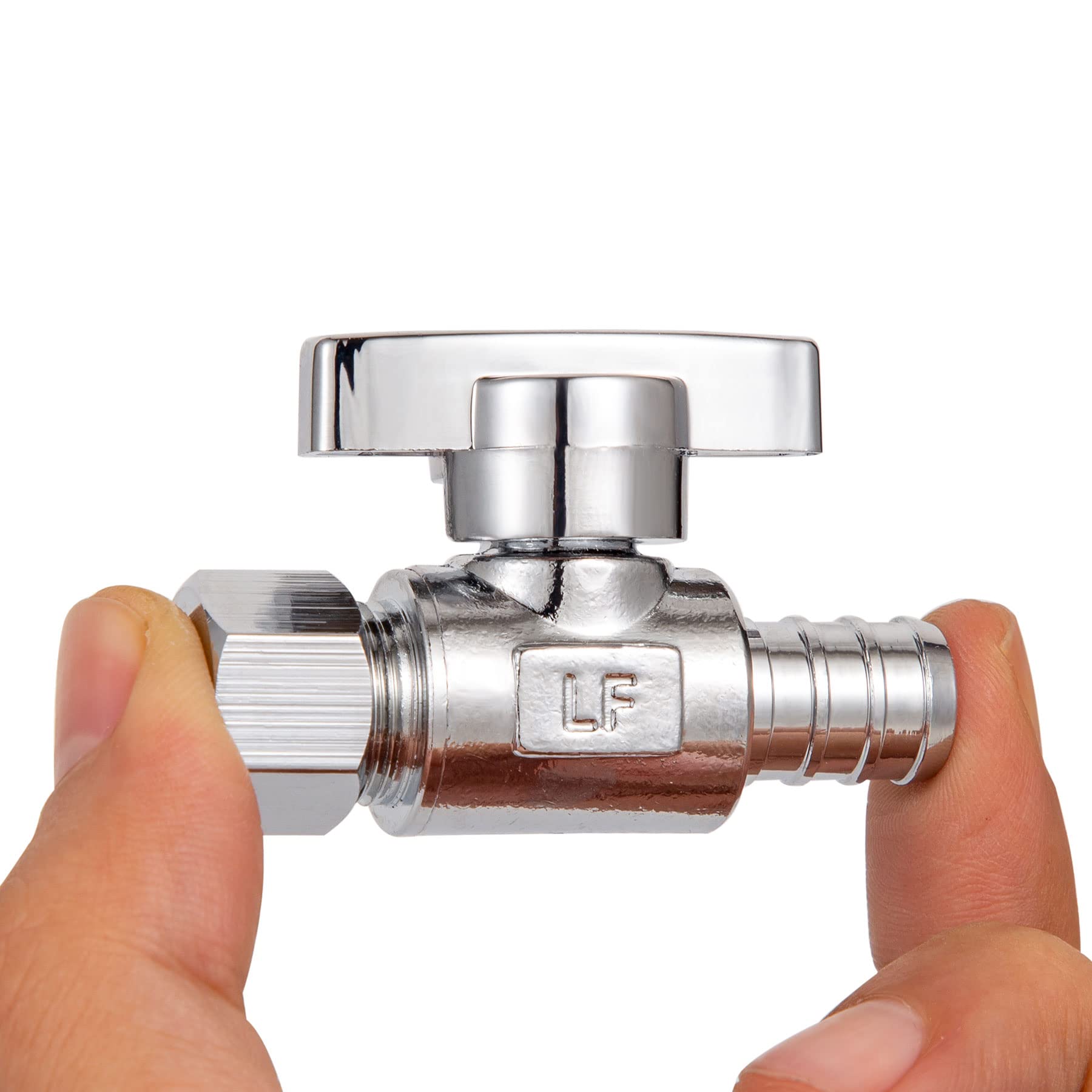 Snapklik.com : Breezliy 1/2 Pex Straight Stop Valve Sink Toilet Shut ...