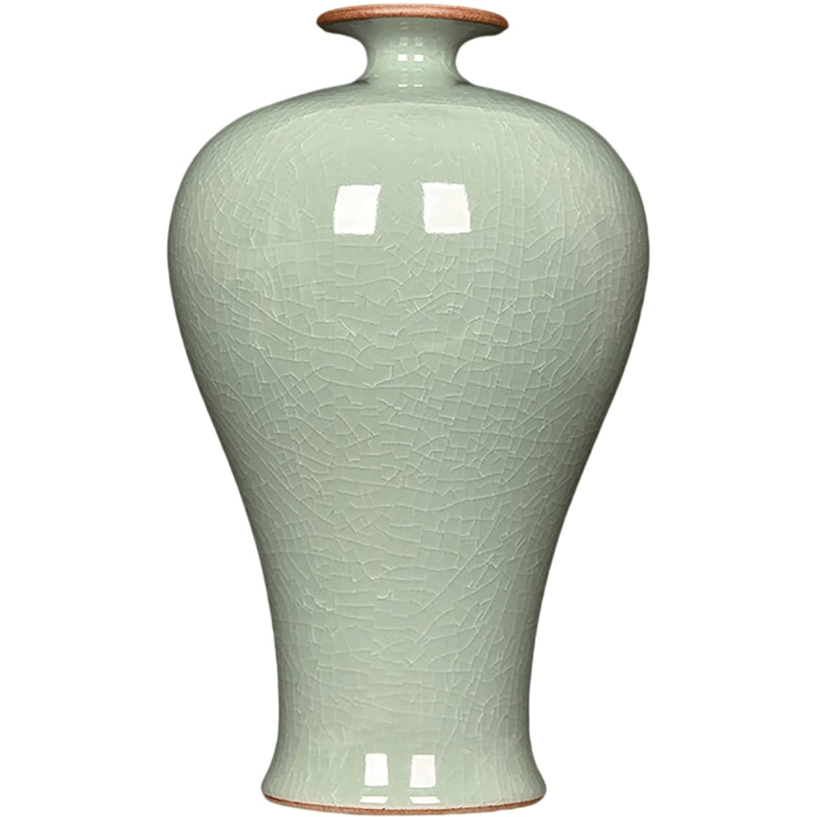 Ngdfgr B Fashion Exquisite Vase Ancient Chinese Flower Vases Table Decor Ookshelf Tv Cabinet Flower Arrangement Porcelain Ottle Decoration Decoration (B),