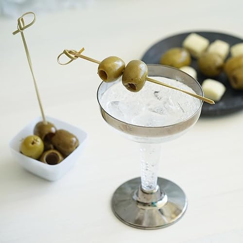 Miniatura 7 de Tableclothsfactory - Juego de 100 pinchos de bambú (6.0 in)