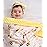 Bee Minky Blanket - Soft Double Layer Plush, Toddler to Newborn, Dotted Backing, Shower Gifts (30 X 40 inches)