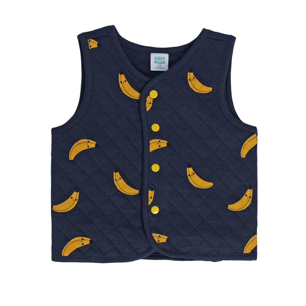 Mini Klub Baby Round Neck Sleeveless Knitted Cotton Gilet (Blue Color)-image-43