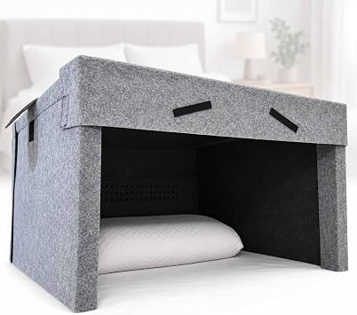 Foldable Soundproof Sleep Pod, Ultimate Soundproof & Light-Blocking Tent, 40mm Sound-Absorbing Foam, Frameless & Foldable, Home, Dorm & Travel, Shift Workers & Light Sleepers Without Speakers