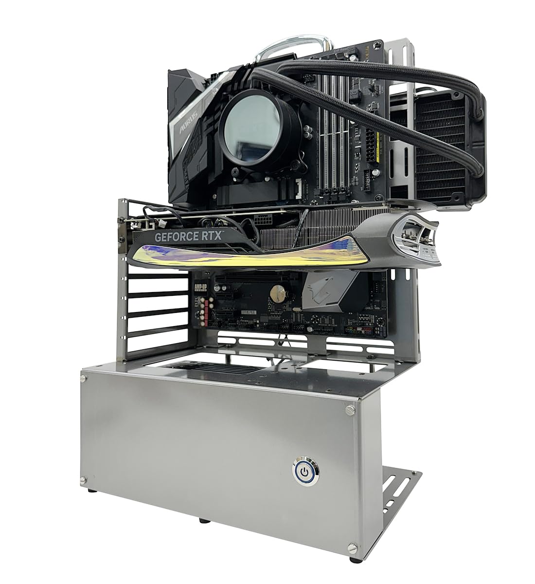 Amazon.co.jp: オープンフレーム ver.ATX 侘び錆び PCケース N-FRAME