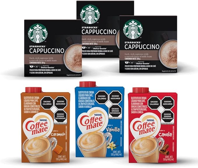 Combo Starbucks By Nescafé Dolce Gusto, Cappuccino, 36 cápsulas