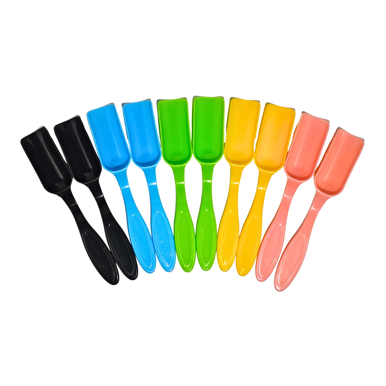 Photo 1 of 10Pcs NINGDAN Mini Shovel,Plastic Mini Gardening Shovel Spoons Soil Scoops,Cultivation Digging Transplanting Tools for Succulents Potted Flowers,Milk Powder/Coffee Beans Scoops (5 Bright Colors)