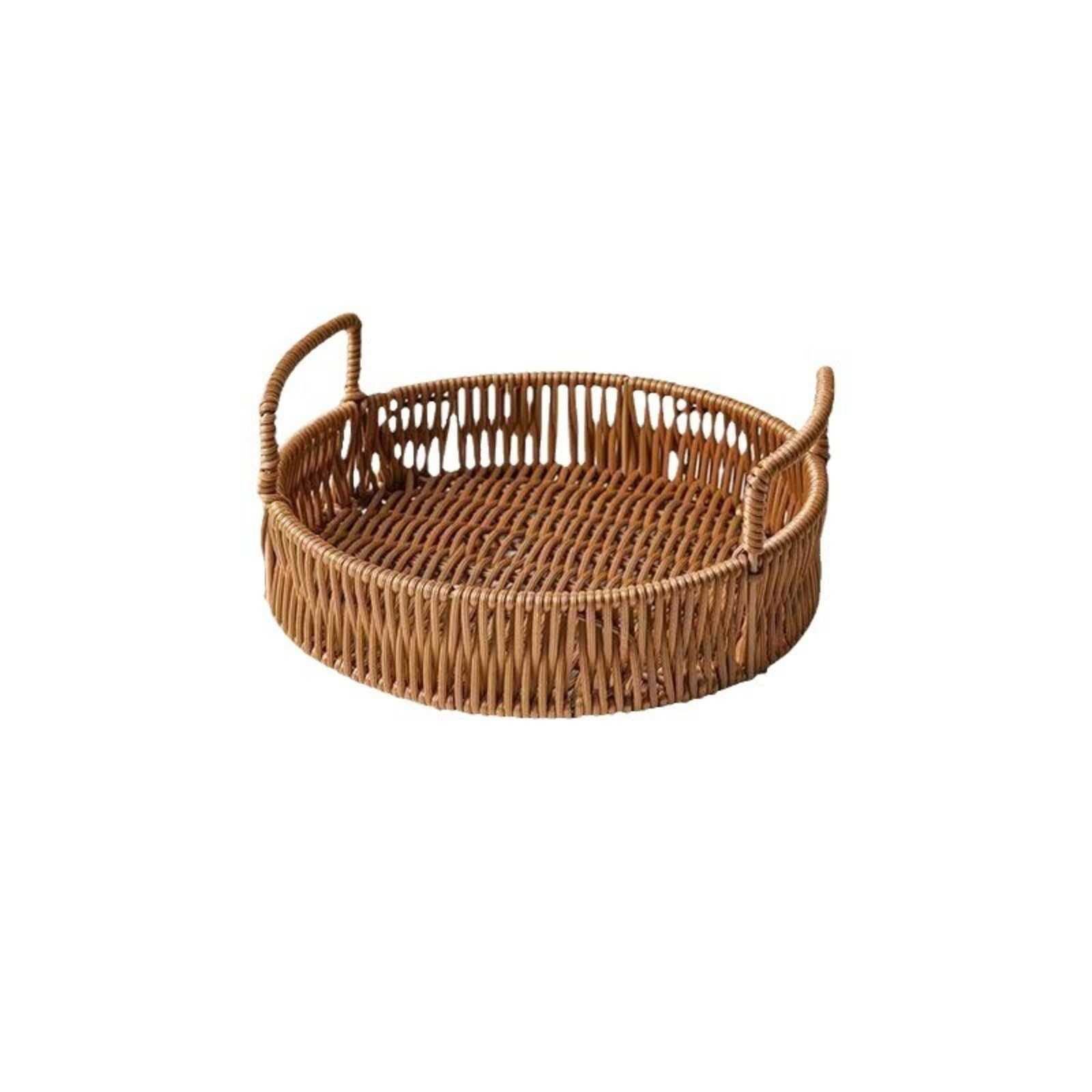 Rattan table top Dim sum dried fruit snack basket