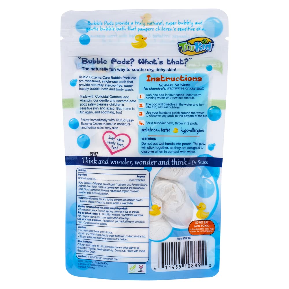 Buy TruKid Soothing Skin (Eczema) Bubble Podz for Baby & Kids, Calming