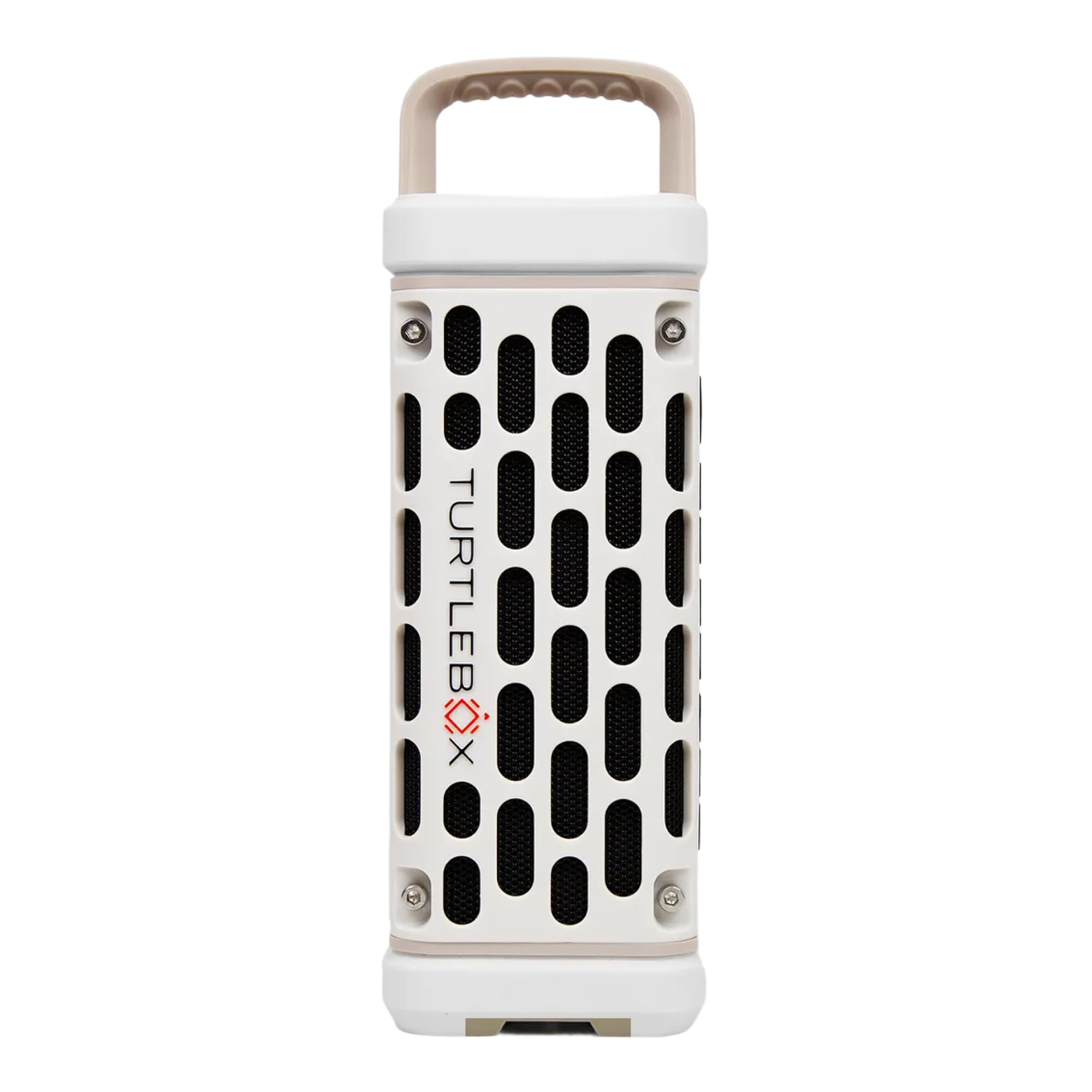 Turtlebox Ranger, Ultra-Portable Bluetooth Speaker, Waterproof, Ivory | Built For The Outdoors, Plays to 105dB, IP-67, 12hr+ Battery Life, Magnetic Mounts, Unlimited Pairing for Full Stereo, 2.4lbs