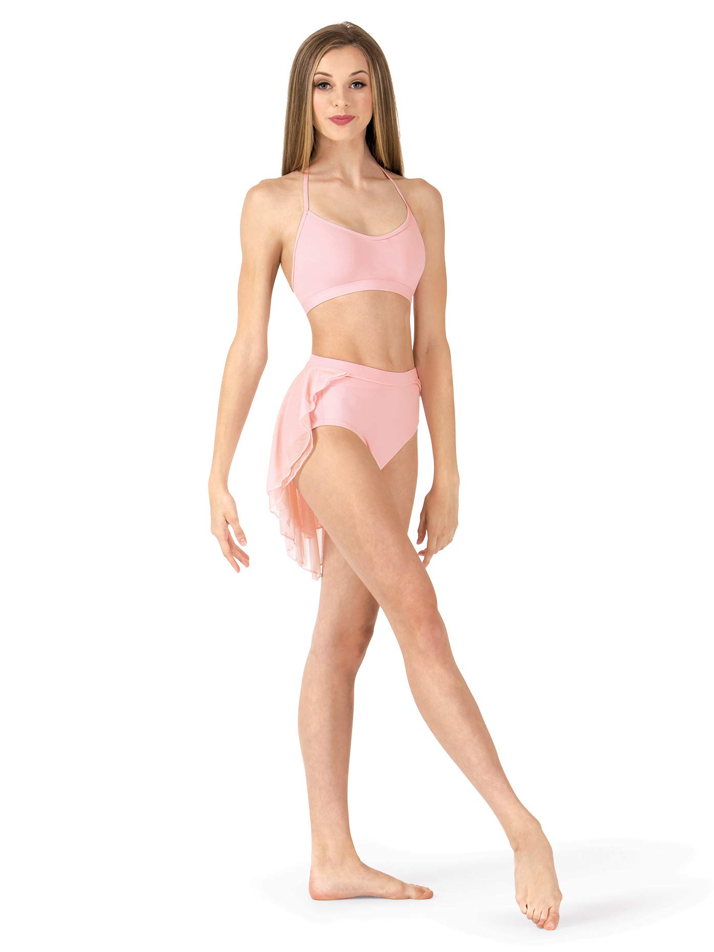 Adult Back Drape Mesh Half Skirt BW9114