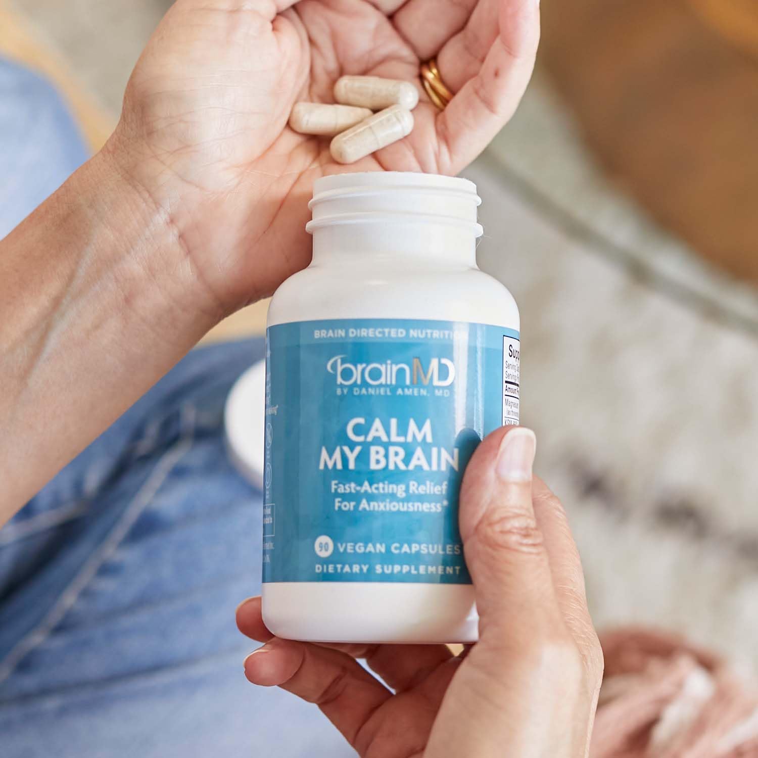BrainMD Calm My Brain, Magnesium Ashwagandha, 90 Vegan Capsules — Amazon image 9
