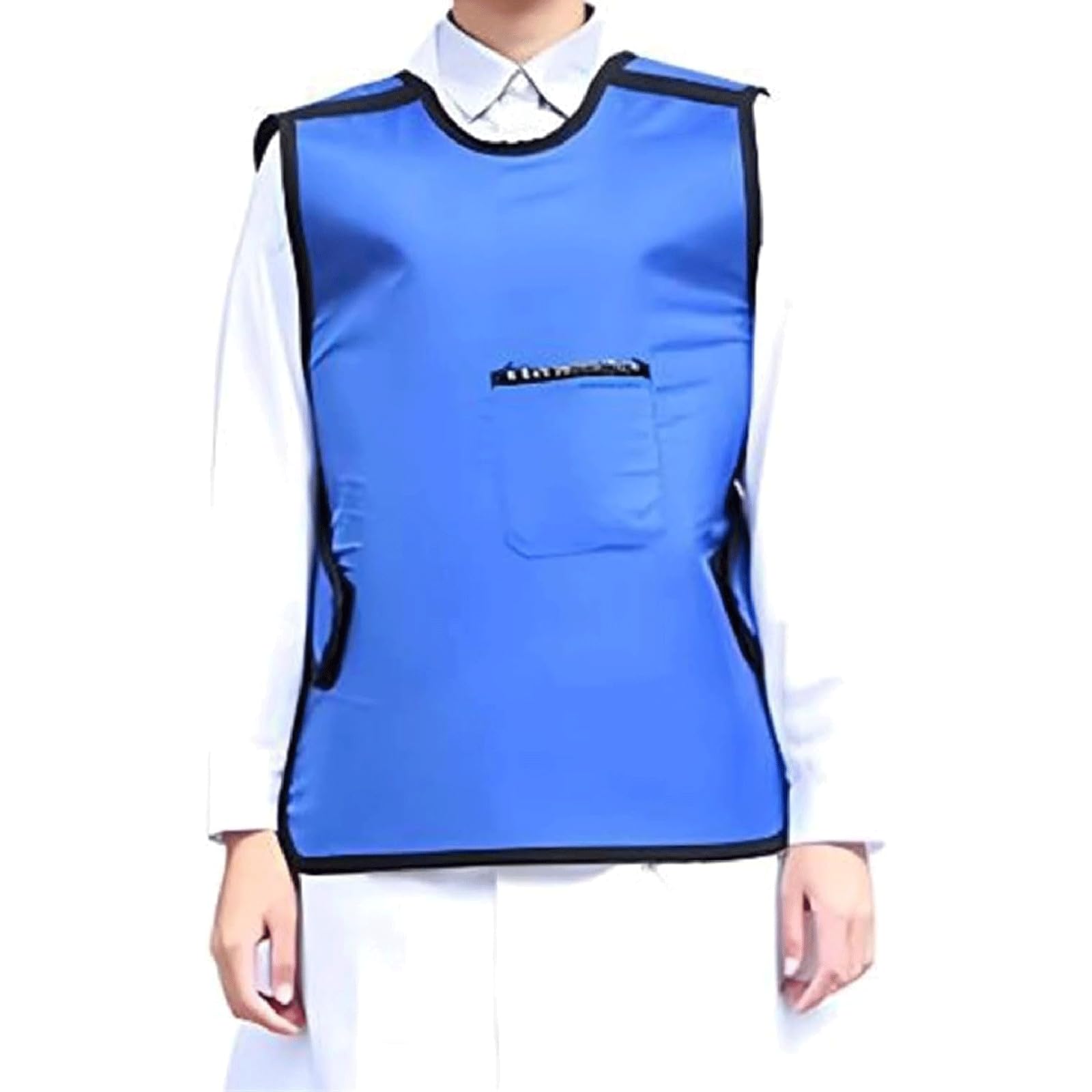 Delantal de radiación, Chaleco de Rayos X de Plomo sin Mangas, Delantal de Plomo de 0,35/0,5 mmpb, Escudo de Rayos X Ajustable, Traje de protección contra la radiación Unisex