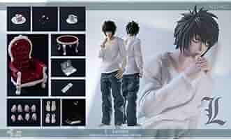 GAMETOYS GT-007 デスノートL エル 1/6 フィギュア 普通素体 GAMETOYS 1/6 GT-007 L·Lawliet Action Figure DEATH NOTE Joint