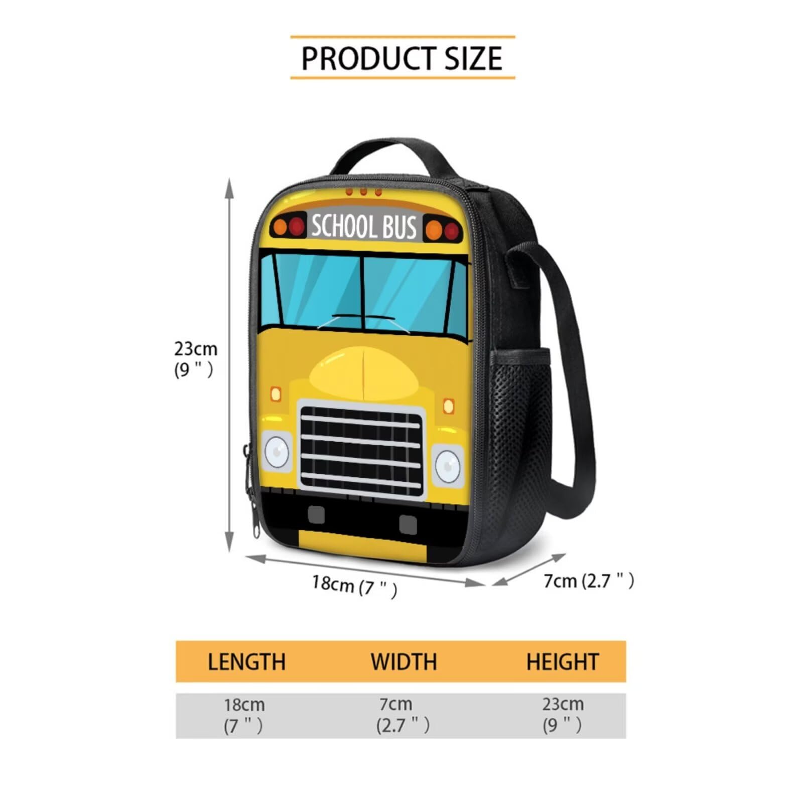 Set di zaini per la scuola elementare per bambini con scatola per il pranzo, astuccio 3 in 1