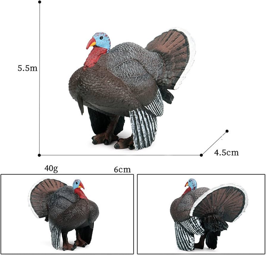 Amazon | EUHELOPA シチメンチョウ フィギュア 七面鳥 吐綬鶏 鳥