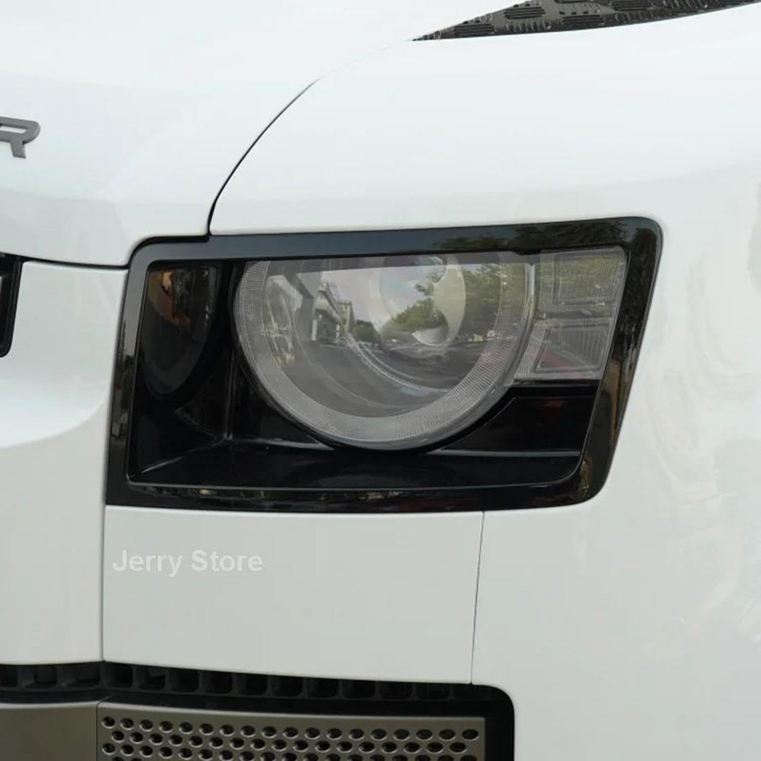 Car Headlight Protective Film Restoration Transparent Black TPU Repair Sticker，for Land Rover Defender 2020-Present