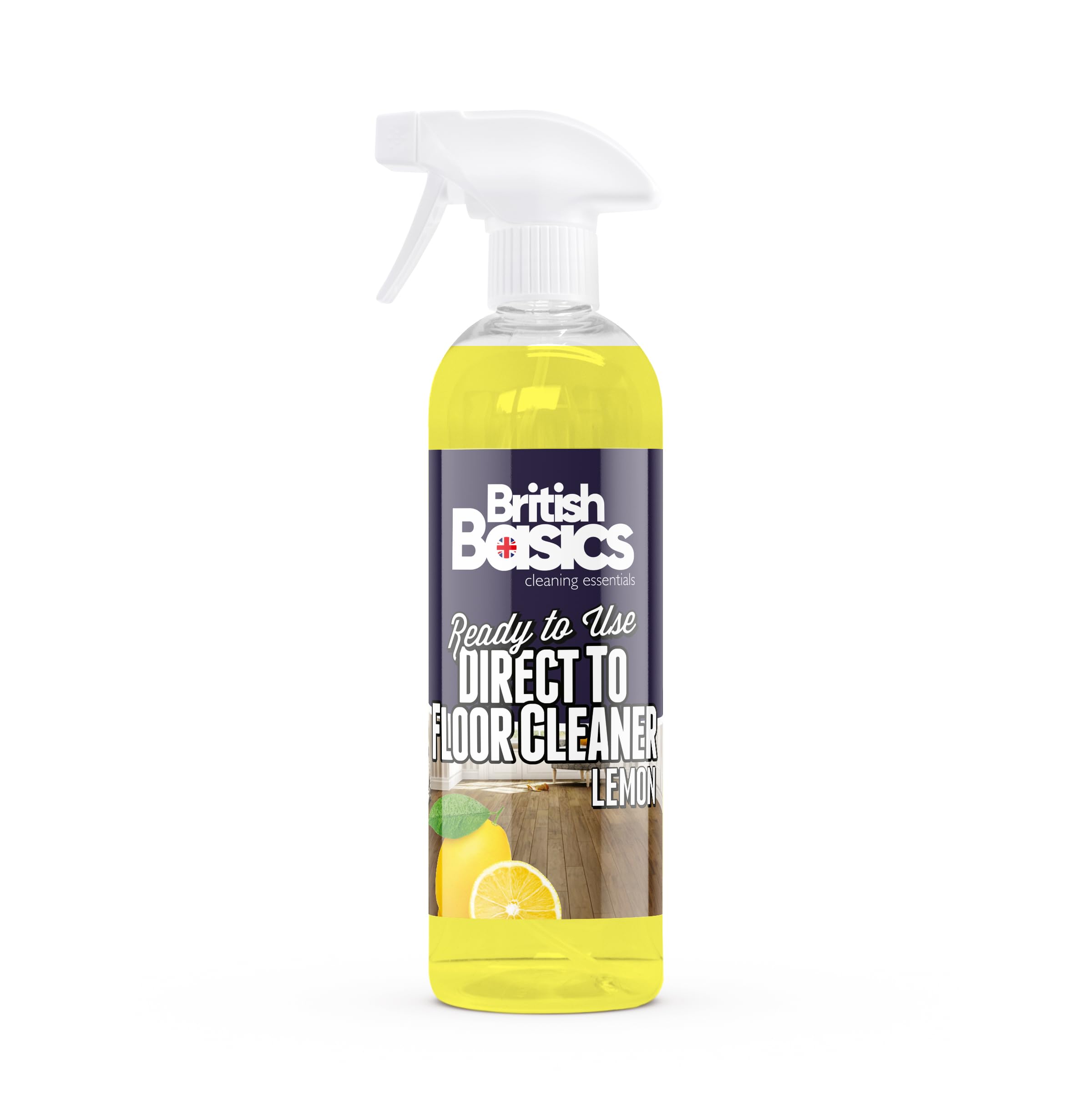 BritishBasics - Direct to Floor Cleaner Lemon 500ml Yellow