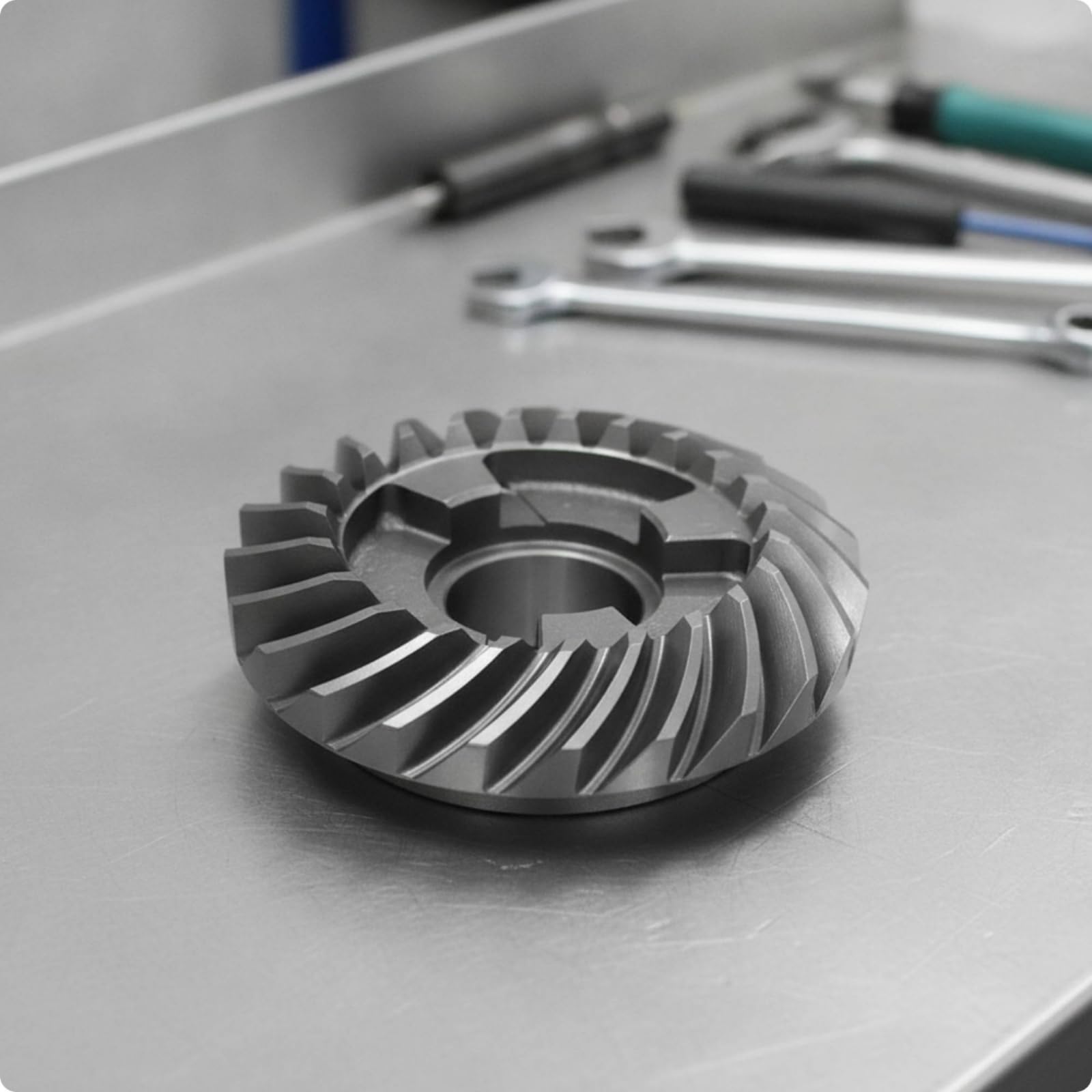 Engranaje Motor Marino Fuera Borda Componente Engranaje Helicoidal con Dimensiones Exactas para Caja Cambios Fuerza 40 Acuado para Restauración l Rendimiento l, Estilo C