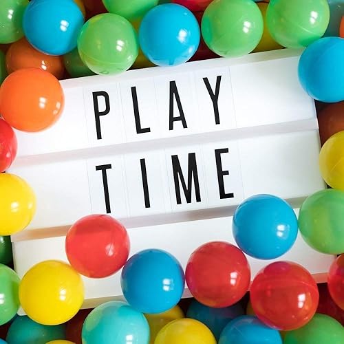 Miniatura 2 de Caja de luz LED con 90letras, tamaño A6combinación libre, para decoración del hogar, fotos, fiesta de cumpleaños, Blanco