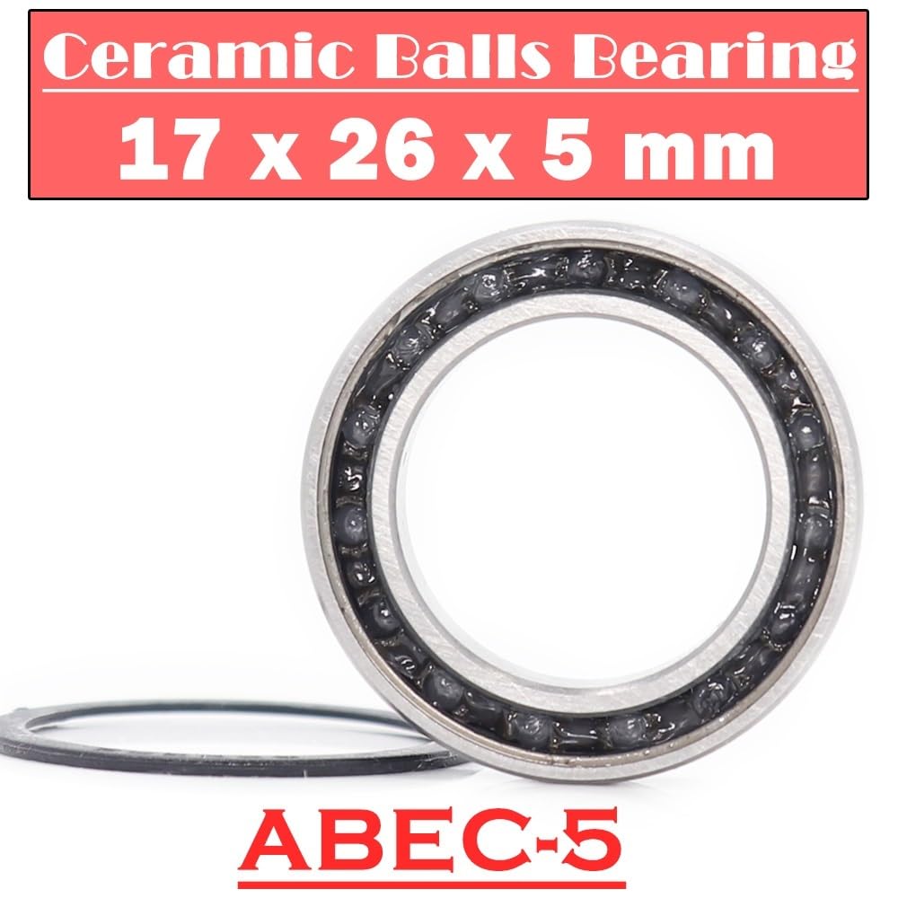Amazon | 6803RS ハイブリッドセラミックベアリング 17*26*5