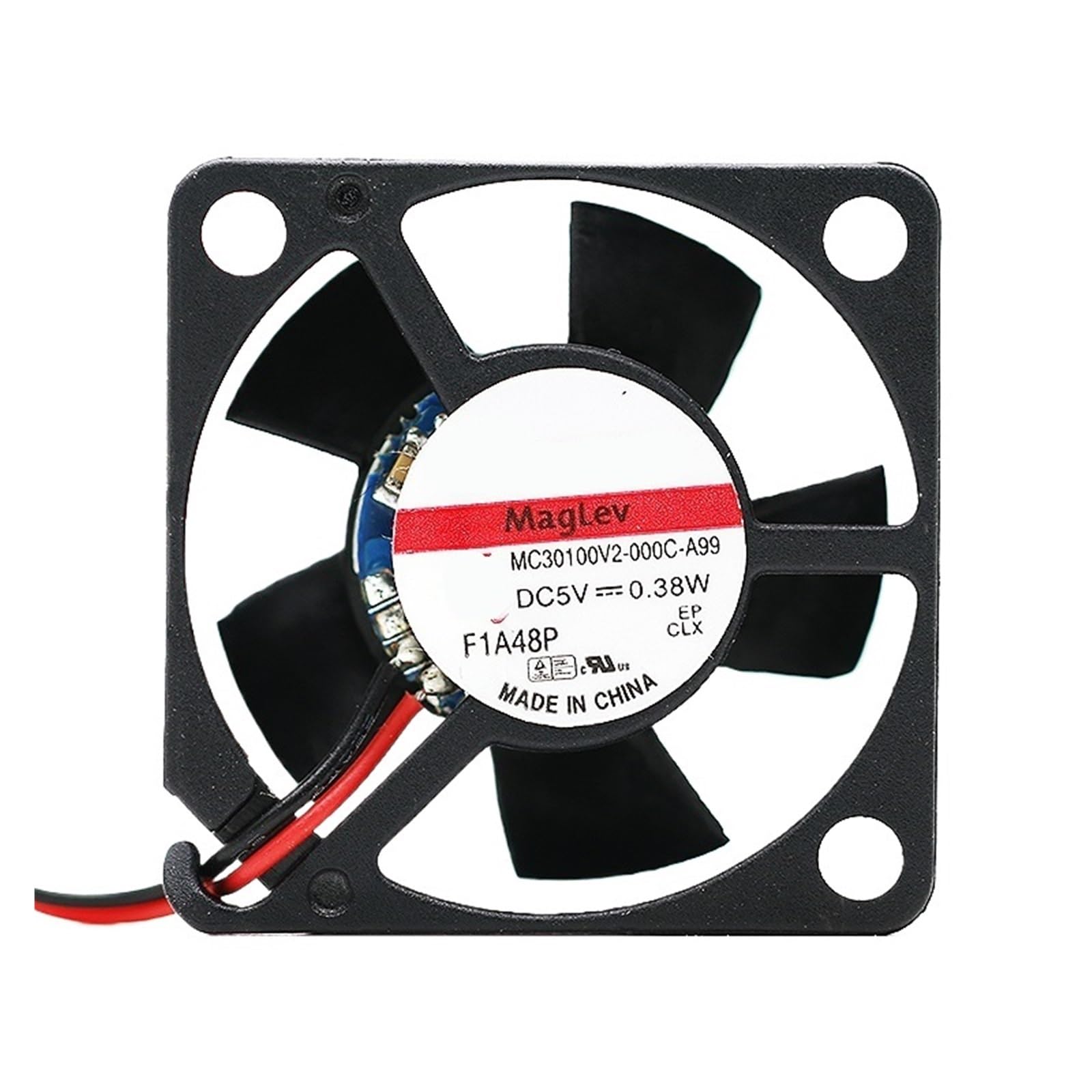WEUSANXPL 2cps 30mm Fan MC30100V2-000C-A99 3010 5V 0.38W ooling Fan 4.6CFM 8000RPM