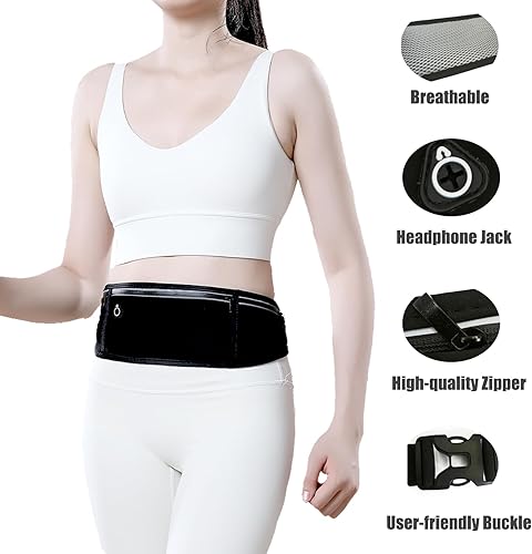 Miniatura 3 de Cinturón para correr, soporte para teléfono para correr, Negro -, Cinturón de running para teléfono