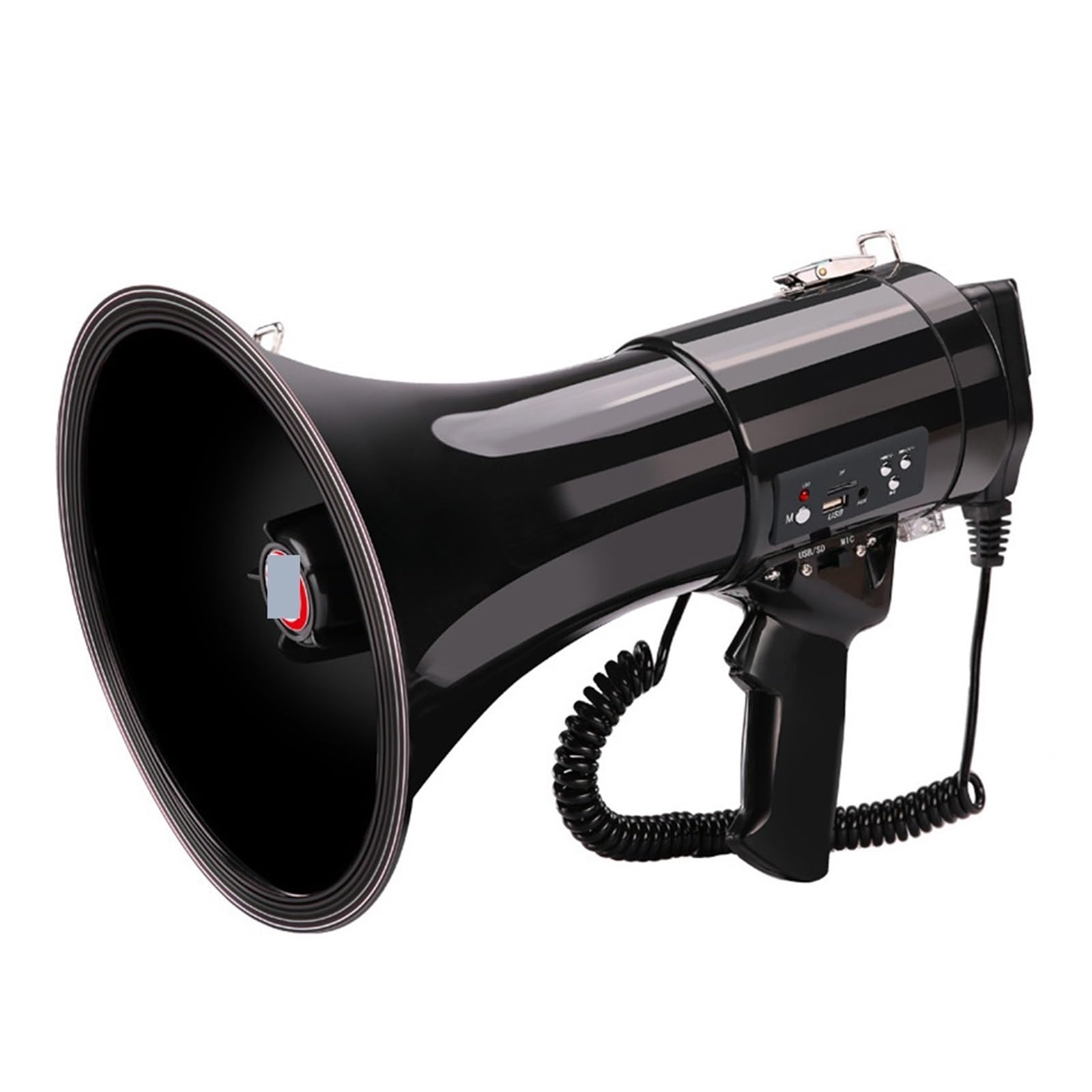Amplificador de voz, Megáfono Portátil De 50W, Guardia De Seguridad Portátil, Altavoz TF USB, Guía De Viaje, Amplificador De Voz For Enseñanza De Voz