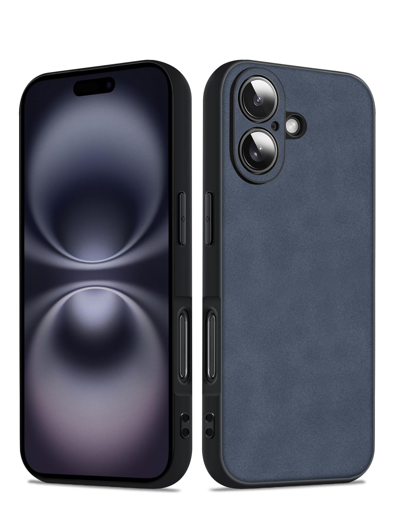 Coque pour iPhone 16 Plus anti-vibrations, protection antichoc légère bleu - 8