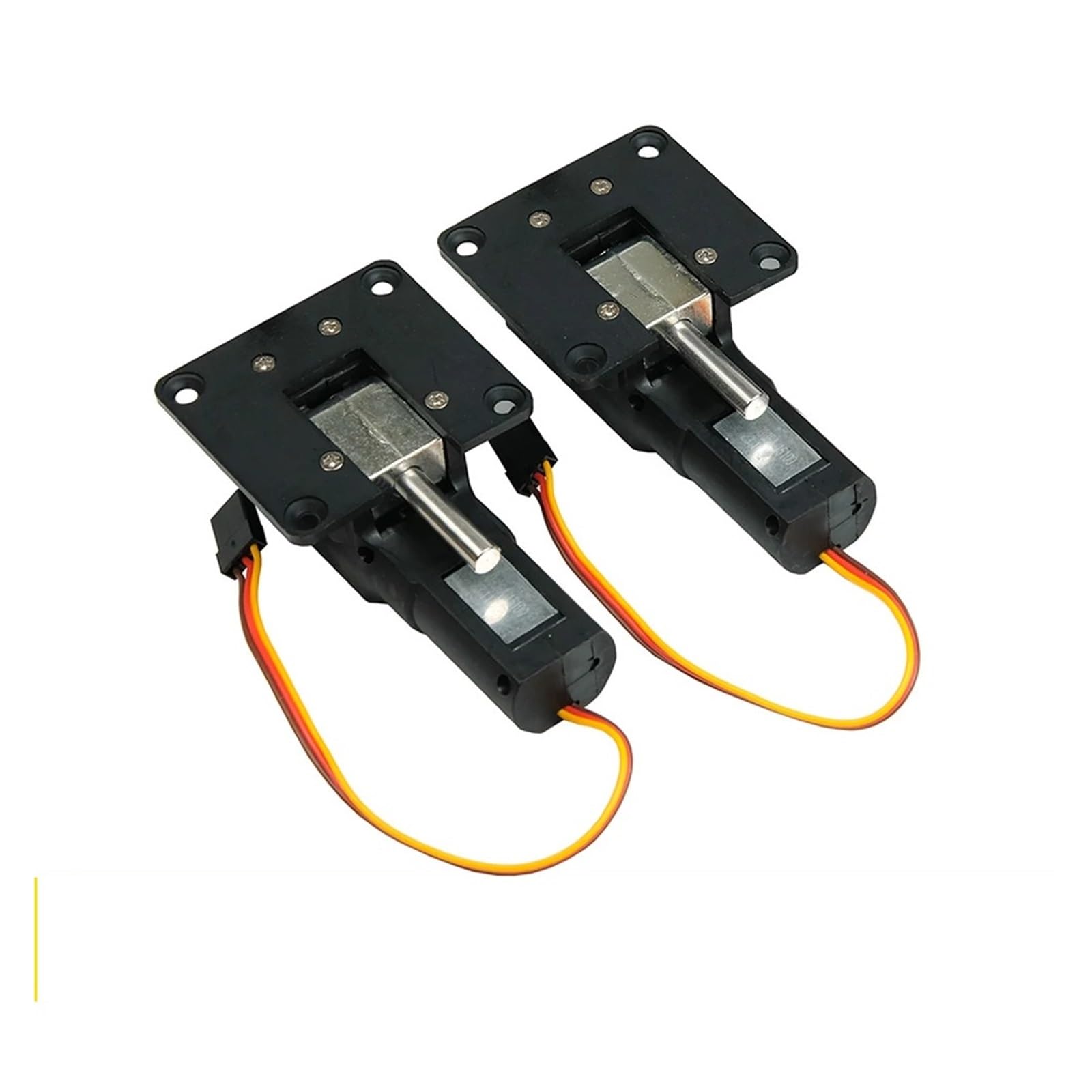 Retracción sin servo con bloque de Metal tren de aterrizaje retráctil eléctrico retracción de nariz 15091M for RC Fix Wing Airpalne(2 X Main)