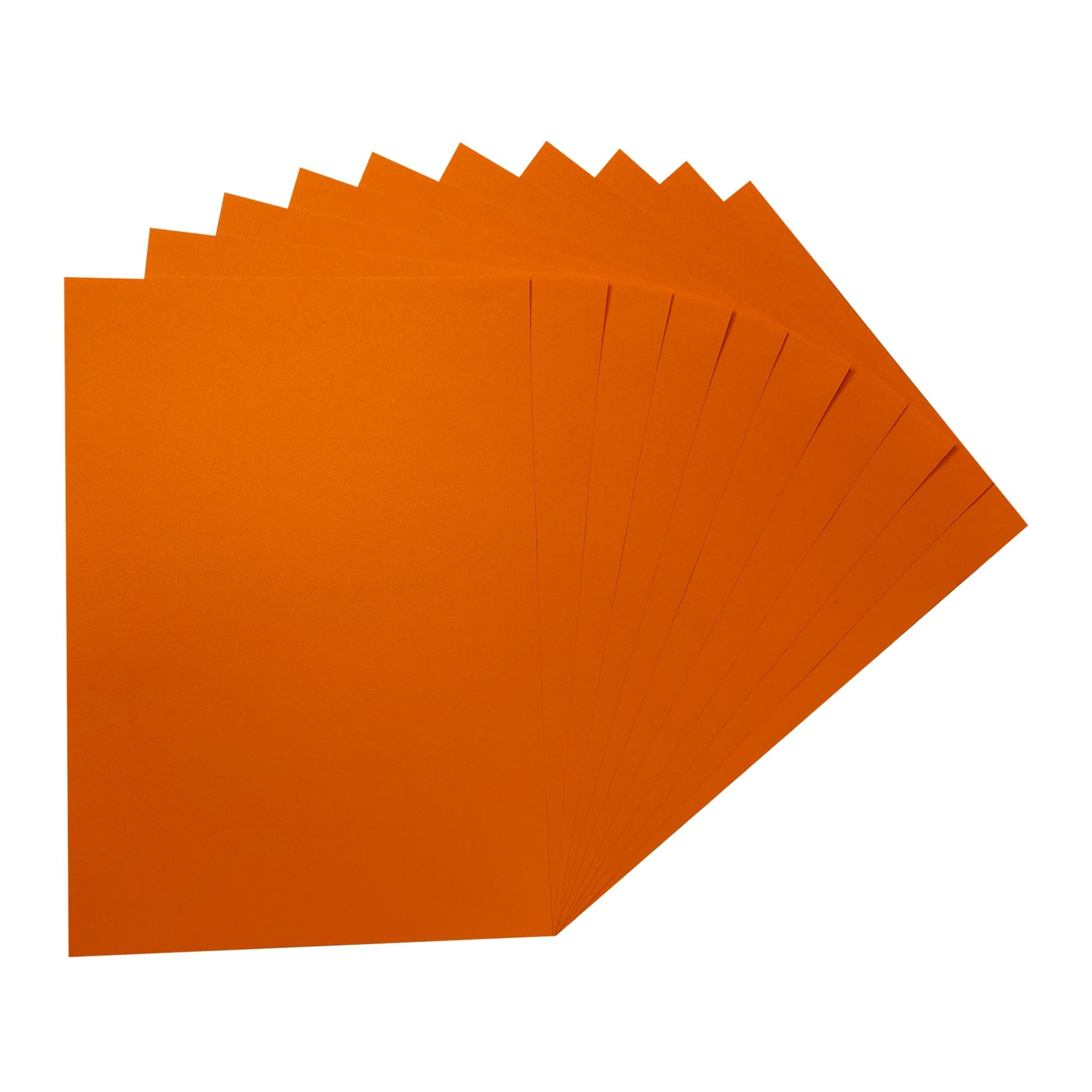 Janrax Orange Pack Of 100 A5 Coloured Paper 75Gsm Sheets