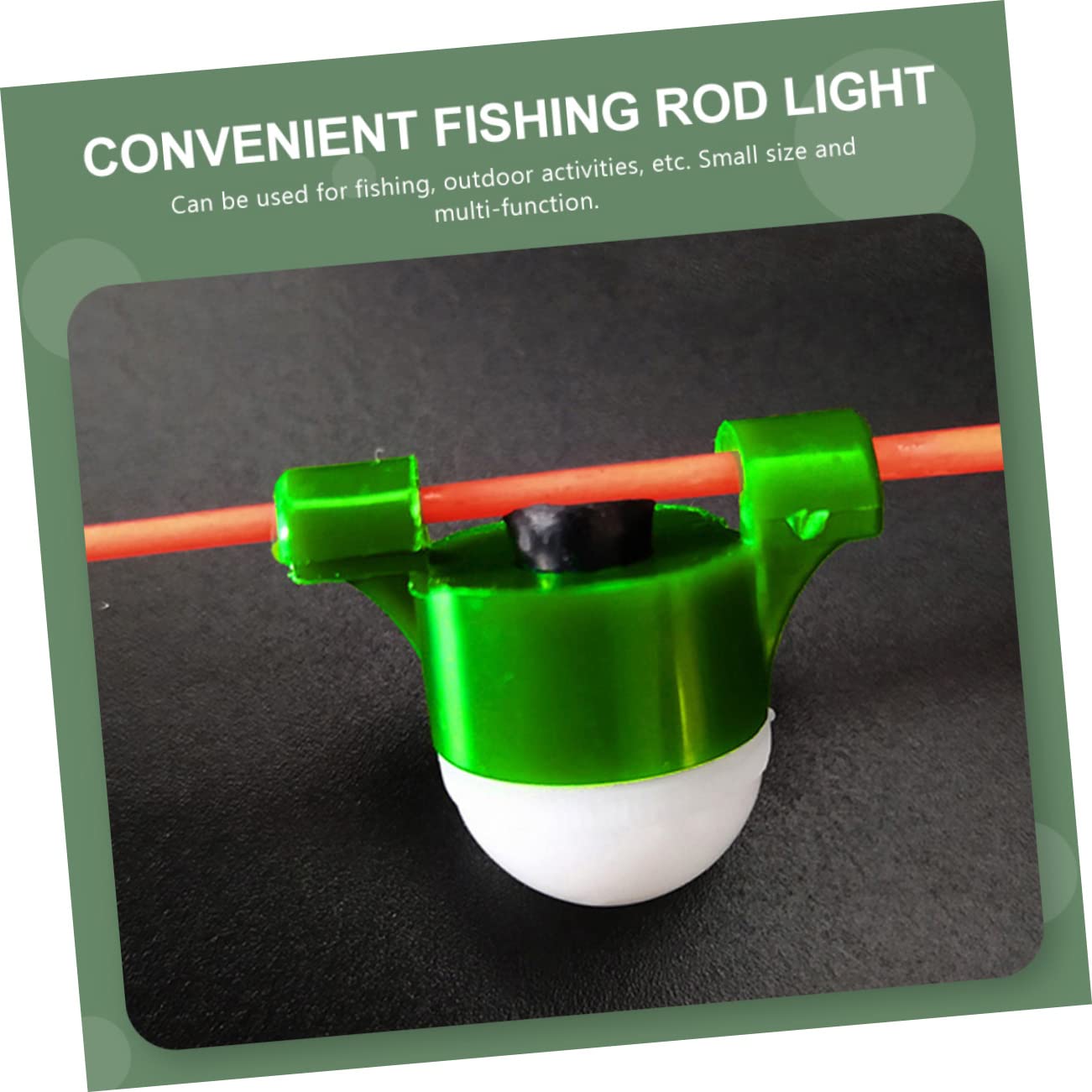 YARNOW 12 Set Luci da Pesca Notturne Accessori per La Pesca Lampada Portatile per Canne da Pesca Torcia da Pesca Professionale Kit da Pesca Luce da Pesca a LED Plastica Attrezzo Induzione