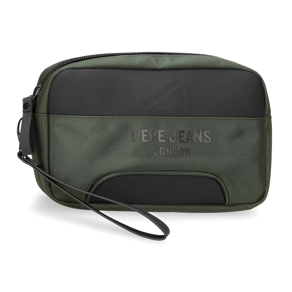 Pepe Jeans Men's Bromley Luggage Messenger Bag, Green, standard size, Handbag