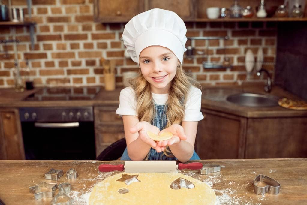 Mini Rolling 7.5 Inch Rolling Pin for Play Dough - Wood Kids Rolling Pin For Little Bakers, With Red Handles Arts and Crafts Clay Roller, 7.5" (144-Pack)