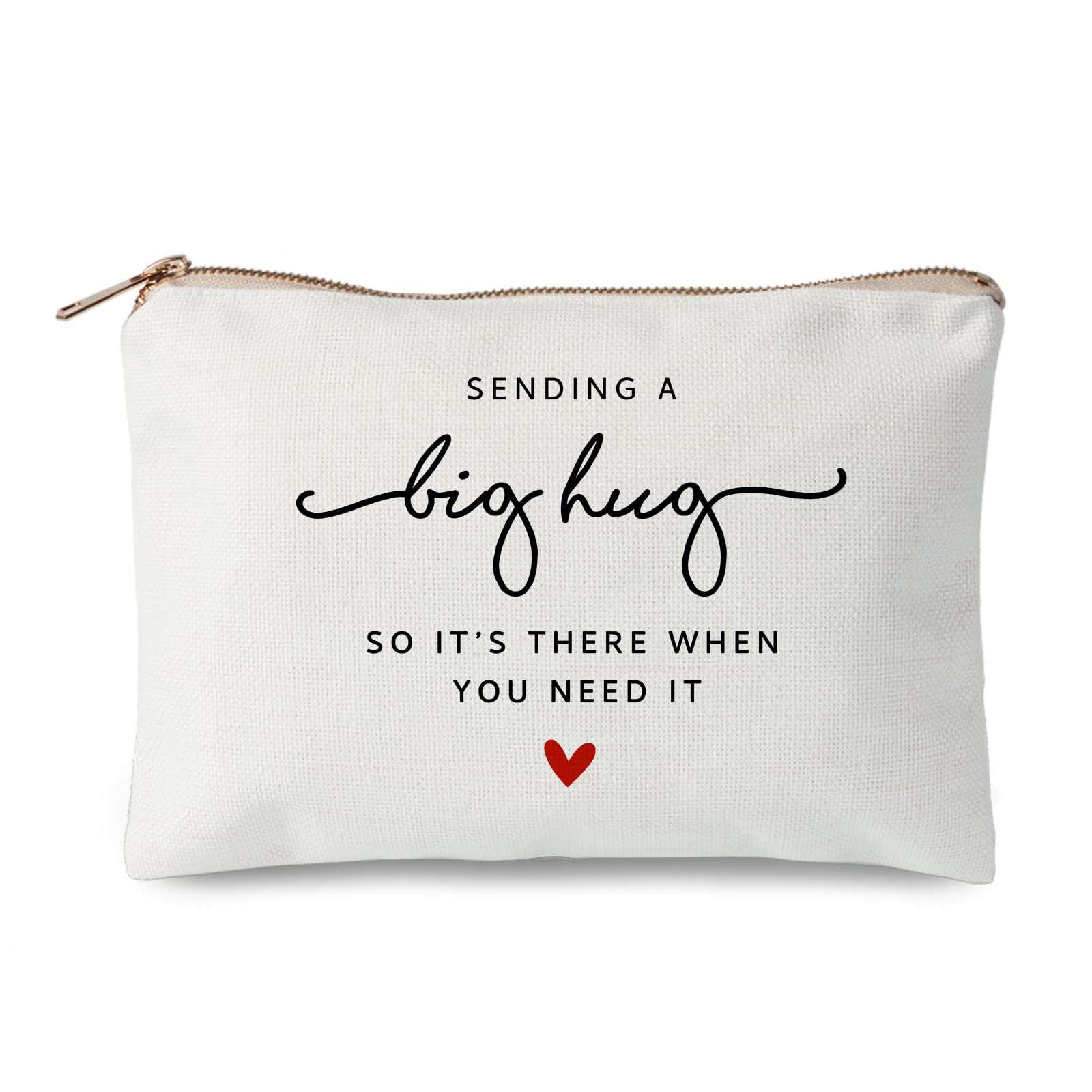 Sending Hug Gift, Makeup Bag, Sympathy Gift, Cosmetic Bag, Comforting Gift, Send Love to Sister, Uplifting Gift, Thinking of You Gift, Encouraging Gift for Her