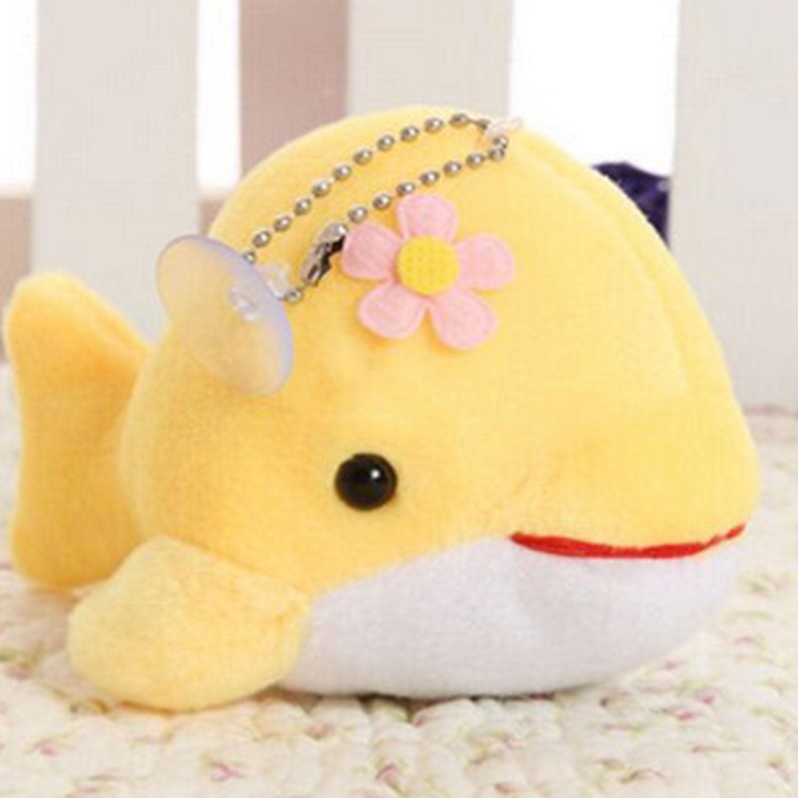 Ciondolo Portachiavi Animale | Mini Peluche Delfino Animale Di Peluche Con Catena Superiore | Stocking Stuffers Pendenti Con Delfini Di Mare Per Donne E Uomini