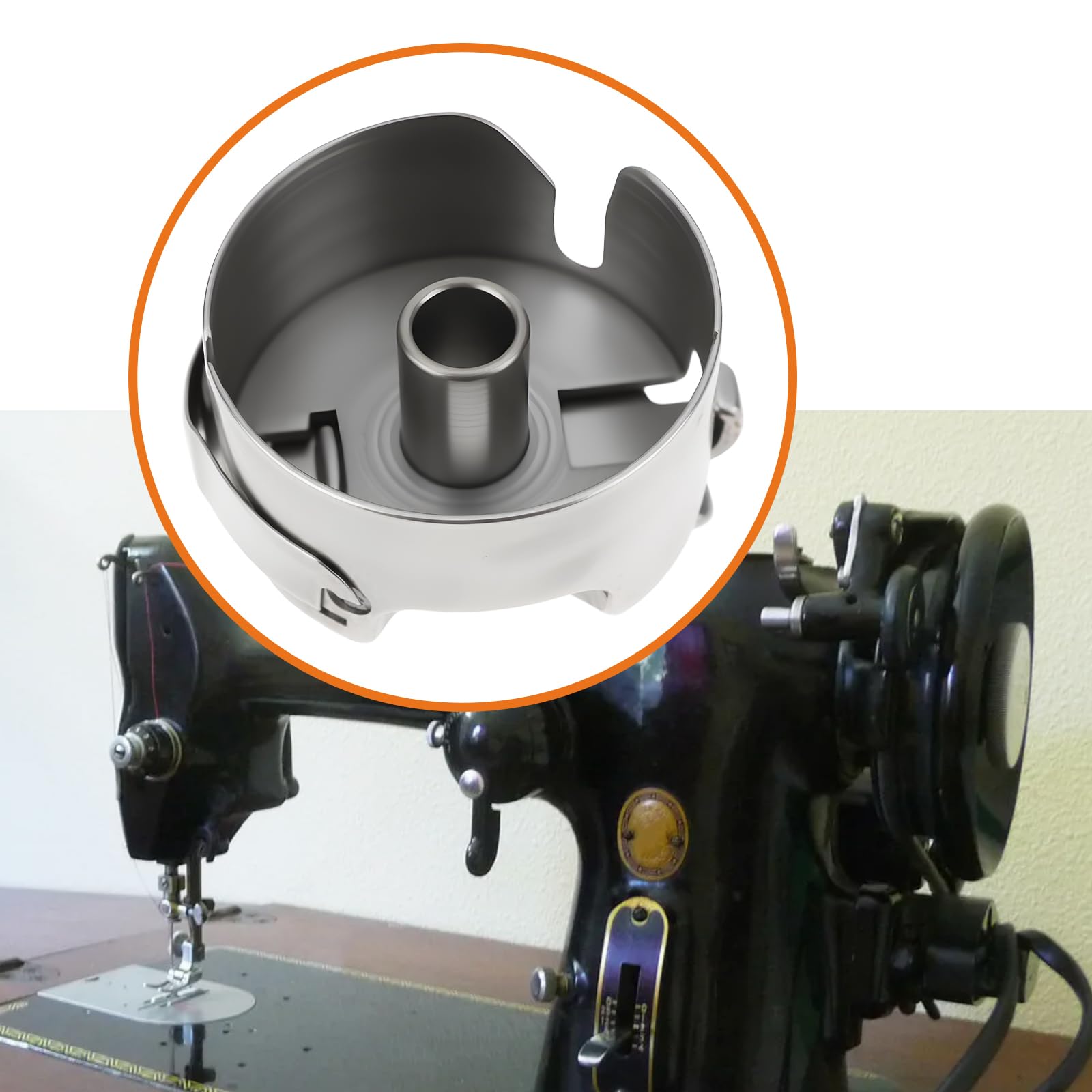 Image secondaire de Boîtier de Canette eMagTech 173058 pour Machines à Coudre Singer et ALFA