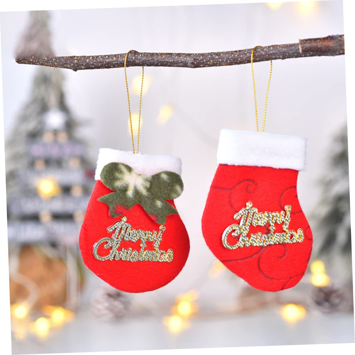 TOPBATHY 64stücke Weihnachtsstrümpfe Aus Hochwertigem Weihnachtsdekoration Für Kamin Geschenkesack Und Christbaumzubehör Für Festliche Anlässe Und Familienfeiern